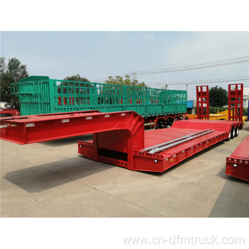 Low Bed Semi-trailer with 70Tons Payload